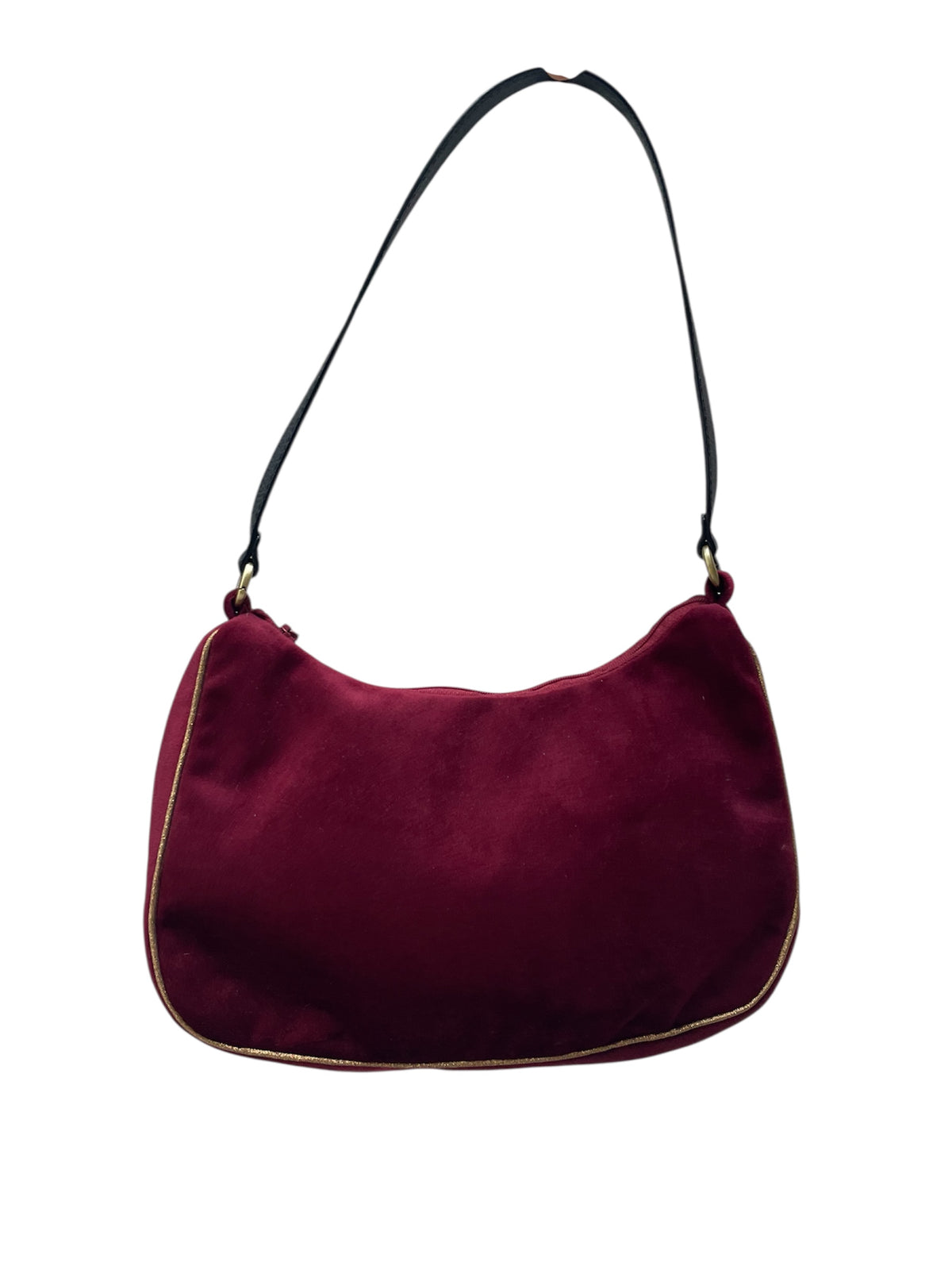 Bolso Media Luna terciopelo