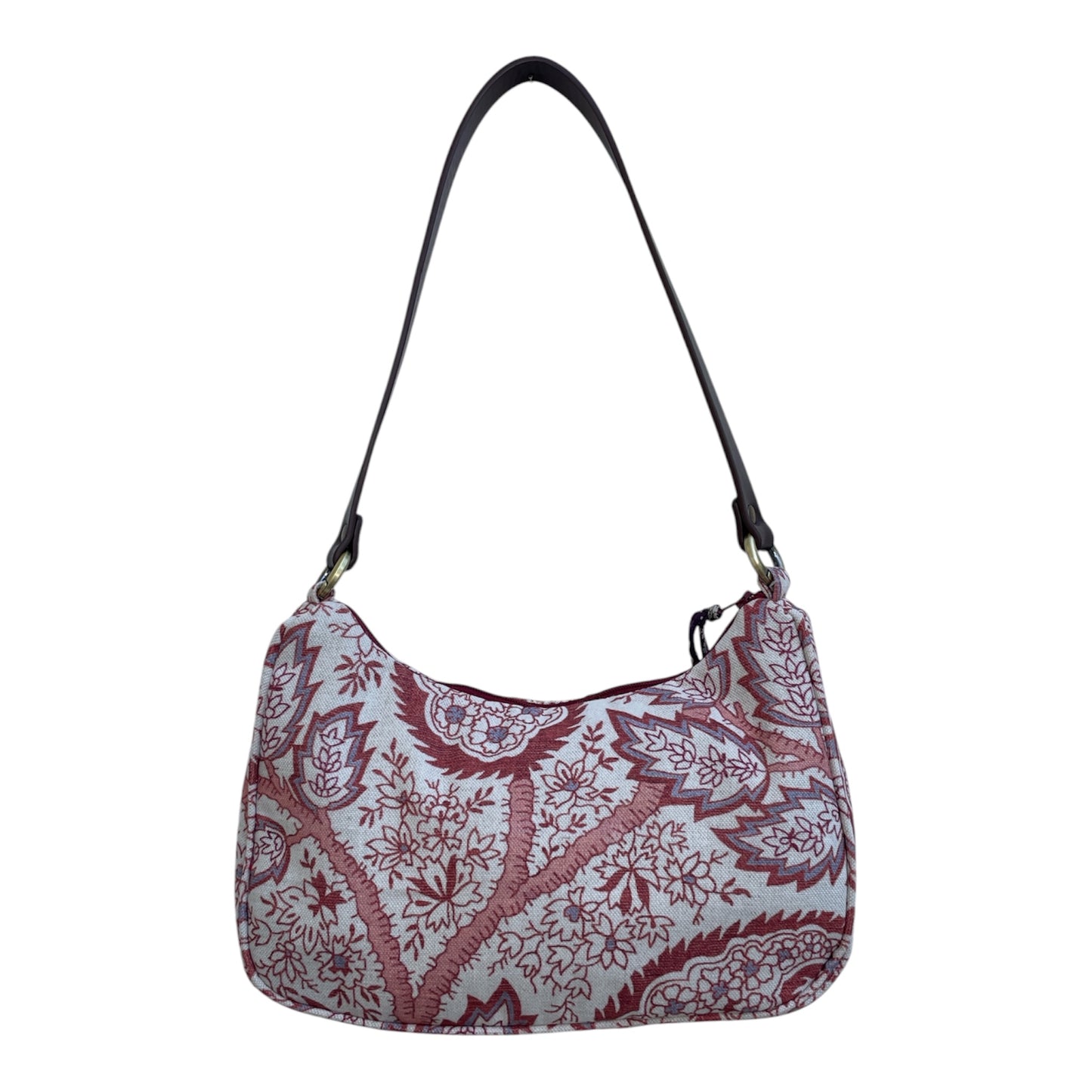 Bolso Media Luna con asa de cuero