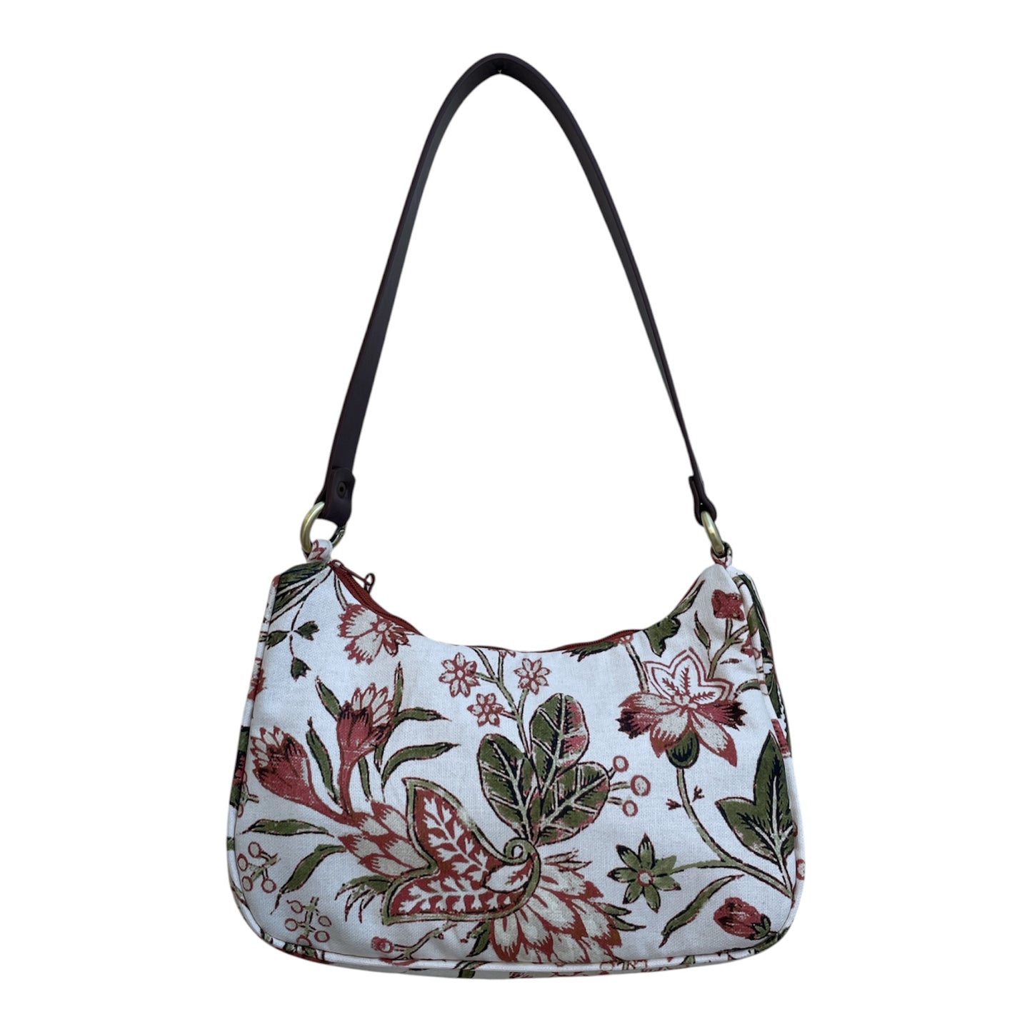 Bolso Media Luna con asa de cuero
