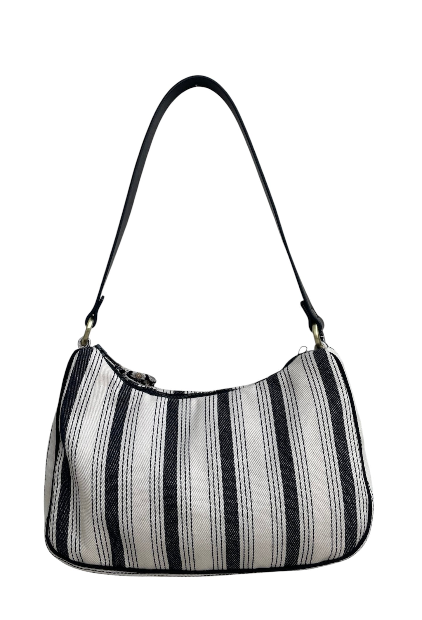 Bolso Media Luna con asa de cuero