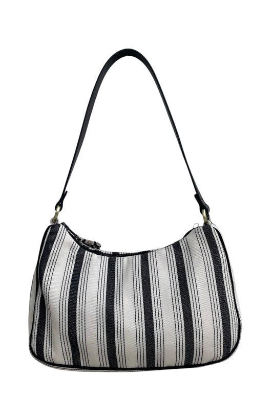 Bolso Media Luna con asa de cuero